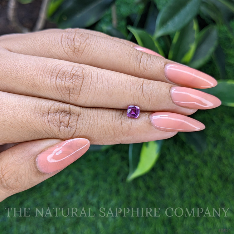 0.55 Ct. Purple Sapphire from Tanzania