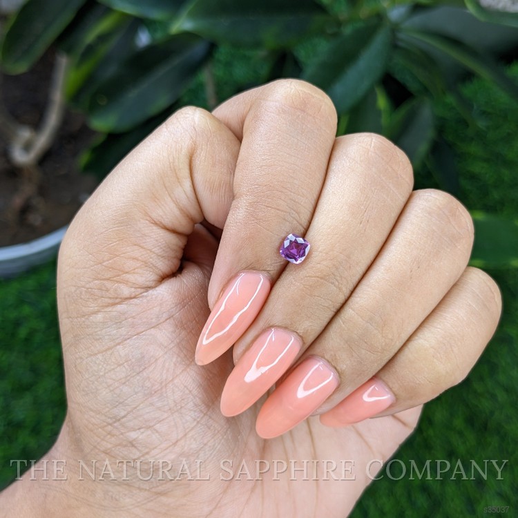 0.55 Ct. Purple Sapphire from Tanzania