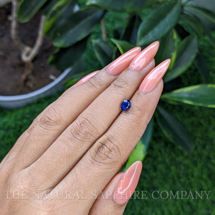 0.74 Ct. Blue Sapphire from Tanzania