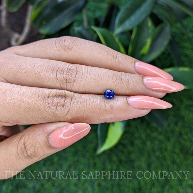 0.74 Ct. Blue Sapphire from Tanzania