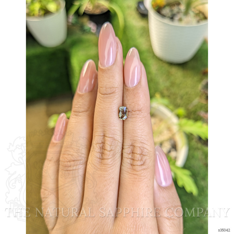 0.87 Ct. Yellowish Brown Sapphire from Madagascar