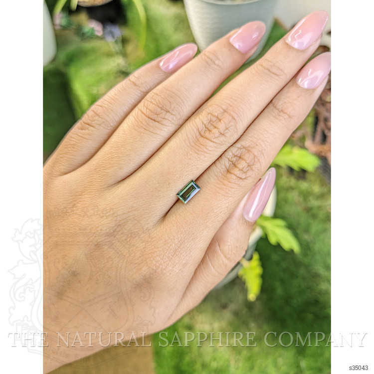 0.89 Ct. Yellowish Green Sapphire from Madagascar