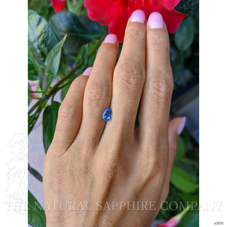 1.05 Ct. Blue Sapphire from Ceylon (Sri Lanka)