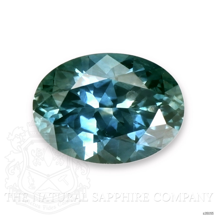 1.03 Ct. Bluish Green Sapphire from Montana