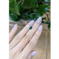 1.03 Ct. Bluish Green Sapphire from Montana Life Style