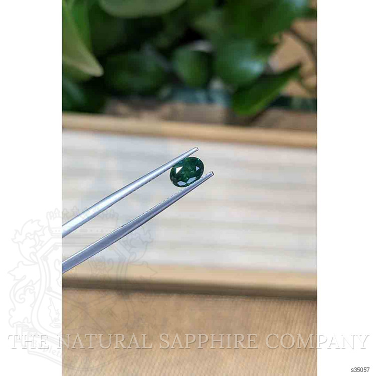 1.03 Ct. Bluish Green Sapphire from Montana