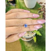 2.15 Ct. Blue Sapphire from Madagascar Life Style