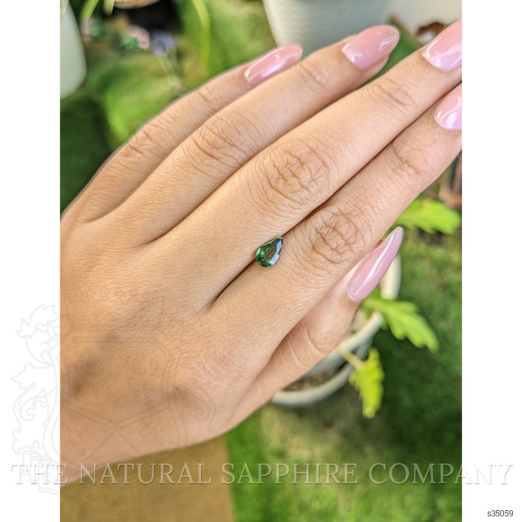 0.71 Ct. Green Sapphire from Madagascar