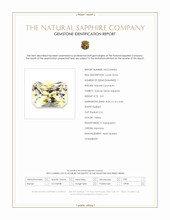 2.01 Ct. Yellow Sapphire from Montana Scan Report