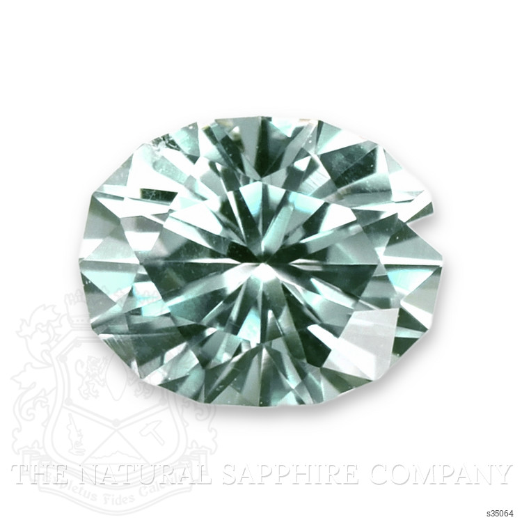 0.64 Ct. Bluish Green Sapphire from Montana