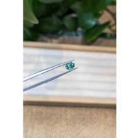 0.64 Ct. Bluish Green Sapphire from Montana Life Style