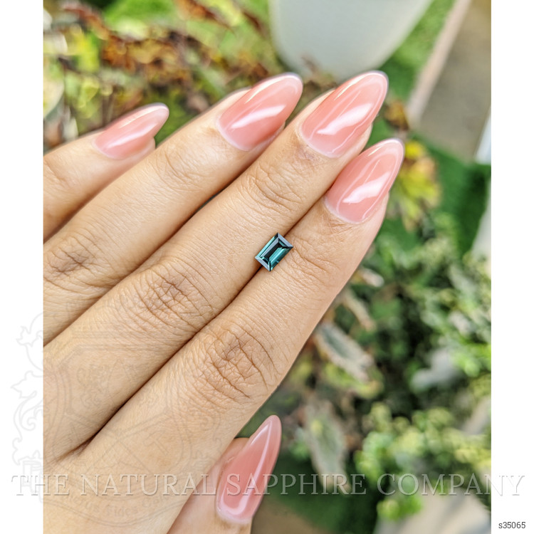 0.66 Ct. Bluish Green Sapphire from Madagascar