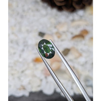 2.19 Ct. Green Sapphire from Madagascar Life Style