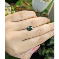 2.19 Ct. Green Sapphire from Madagascar Life Style