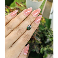 2.19 Ct. Green Sapphire from Madagascar Life Style