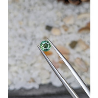 0.60 Ct. Bluish Green Sapphire from Madagascar Life Style