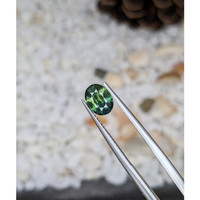 1.66 Ct. Green Sapphire from Madagascar Life Style