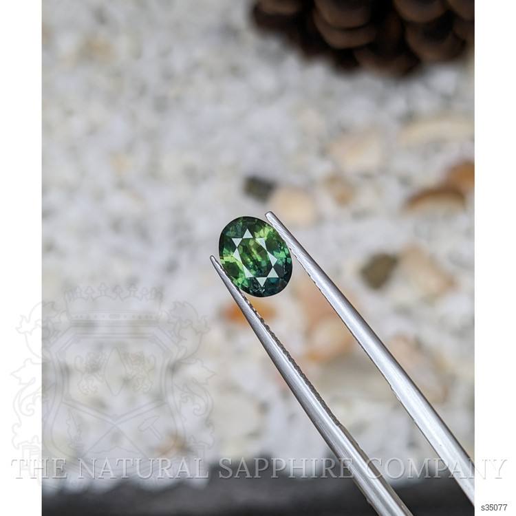 1.66 Ct. Green Sapphire from Madagascar