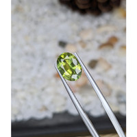 2.98 Ct. Yellowish Green Sapphire from Madagascar Life Style