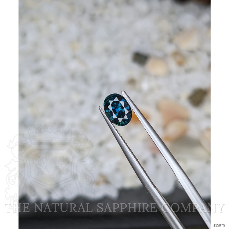 1.14 Ct. Greenish Blue Sapphire from Madagascar