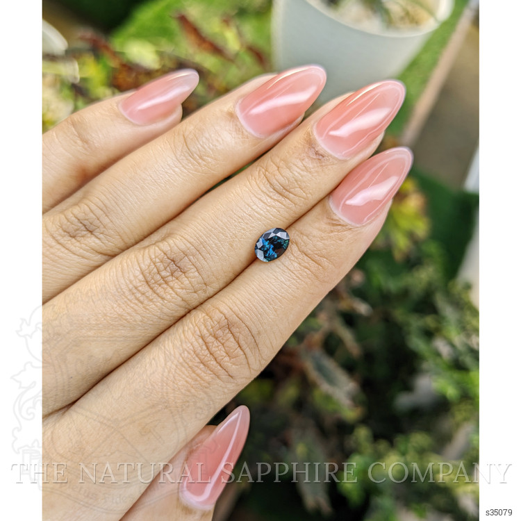 1.14 Ct. Greenish Blue Sapphire from Madagascar