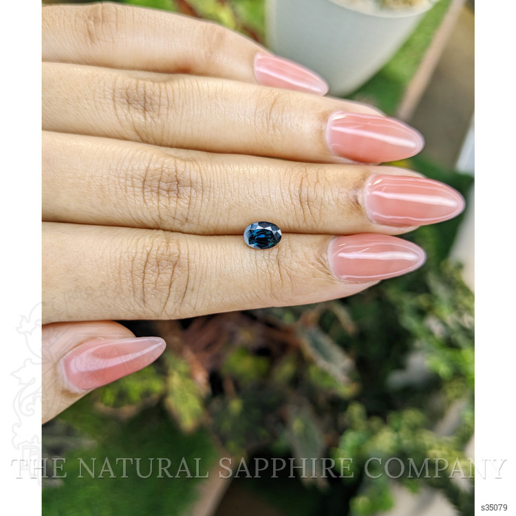 1.14 Ct. Greenish Blue Sapphire from Madagascar