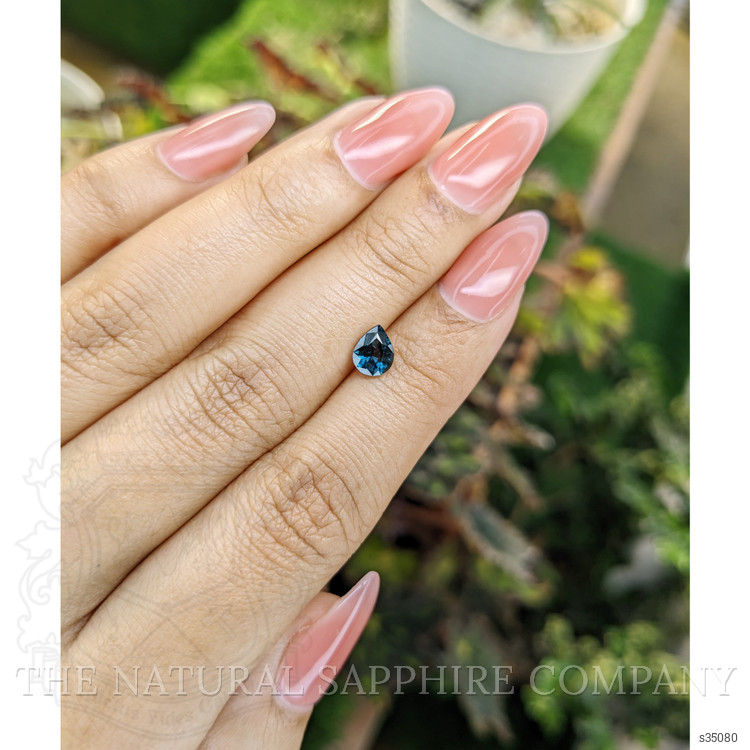 0.83 Ct. Greenish Blue Sapphire from Madagascar
