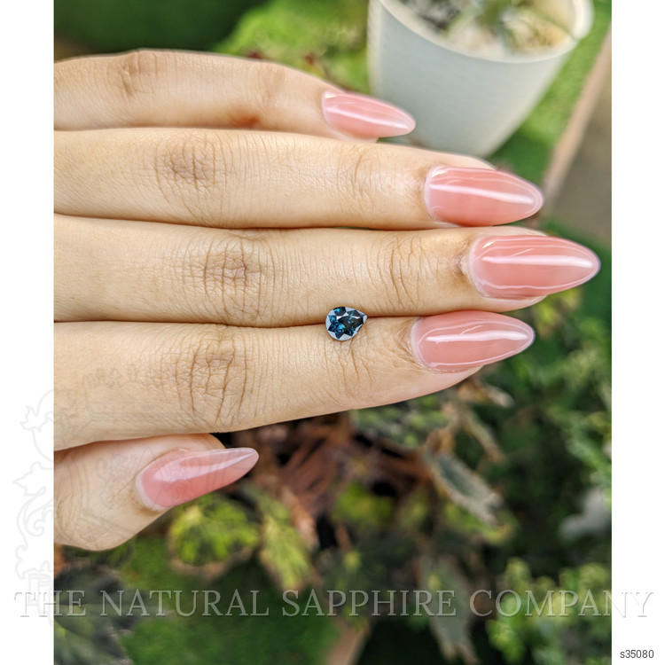 0.83 Ct. Greenish Blue Sapphire from Madagascar