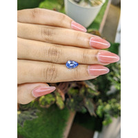 2.06 Ct. Blue Sapphire from Ceylon (Sri Lanka) Life Style