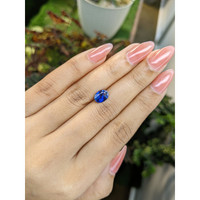 1.57 Ct. Blue Sapphire from Ceylon (Sri Lanka) Life Style