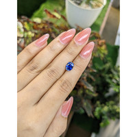 1.57 Ct. Blue Sapphire from Ceylon (Sri Lanka) Life Style