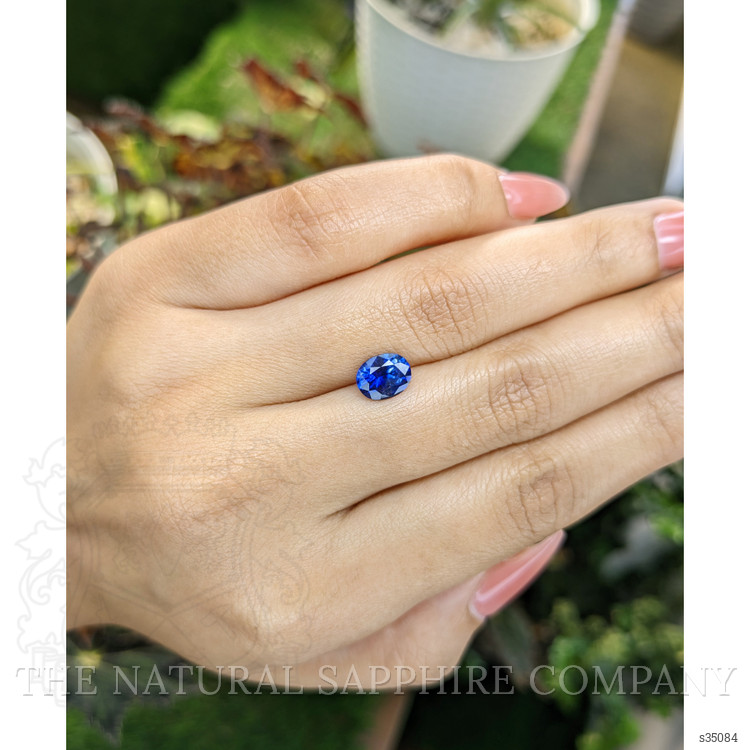 1.53 Ct. Blue Sapphire from Ceylon (Sri Lanka)