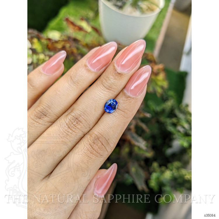 1.53 Ct. Blue Sapphire from Ceylon (Sri Lanka)