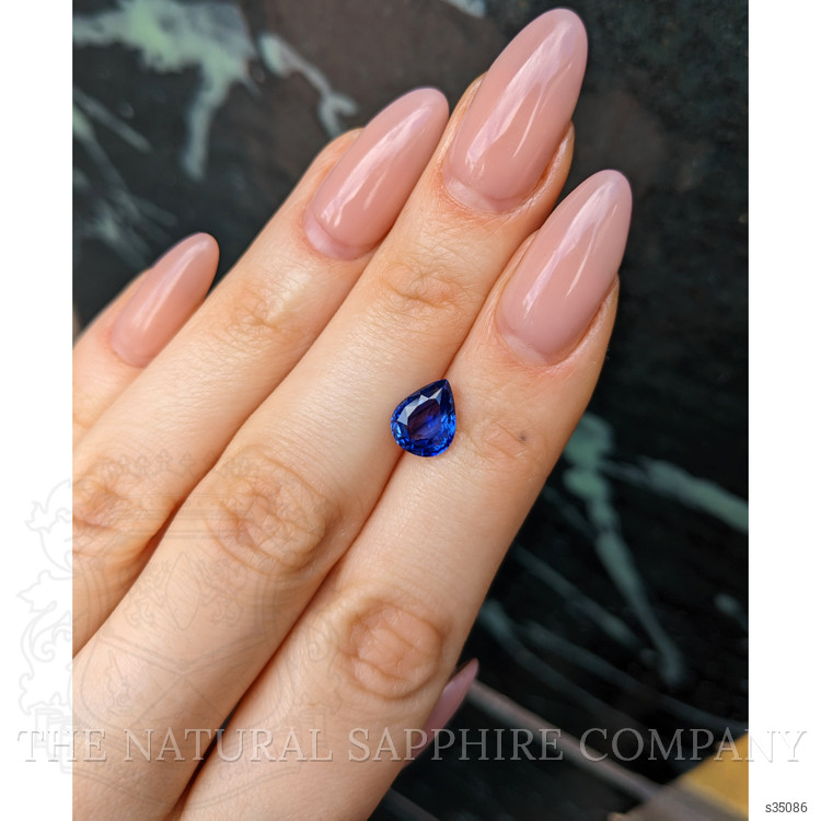 2.36 Ct. Blue Sapphire from Ceylon (Sri Lanka)