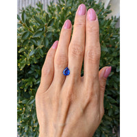 2.36 Ct. Blue Sapphire from Ceylon (Sri Lanka) Life Style