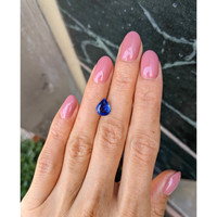 2.36 Ct. Blue Sapphire from Ceylon (Sri Lanka) Life Style