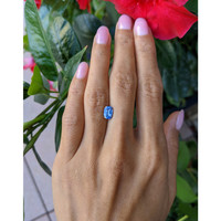 1.19 Ct. Blue Sapphire from Ceylon (Sri Lanka) Life Style