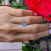 1.19 Ct. Blue Sapphire from Ceylon (Sri Lanka) Life Style