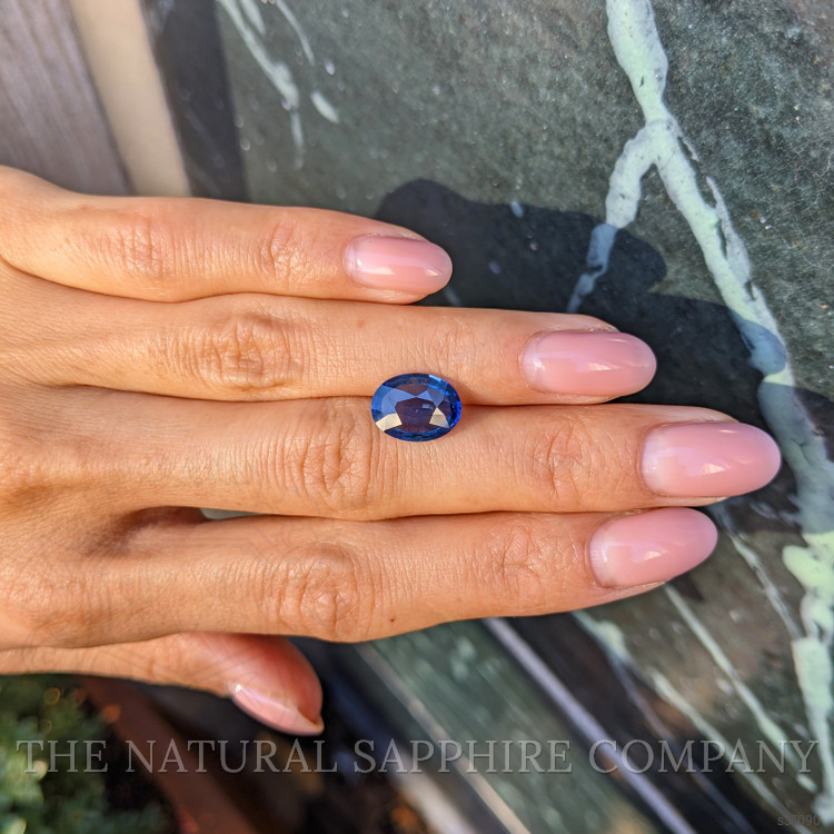 3.59 Ct. Blue Sapphire from Ceylon (Sri Lanka)