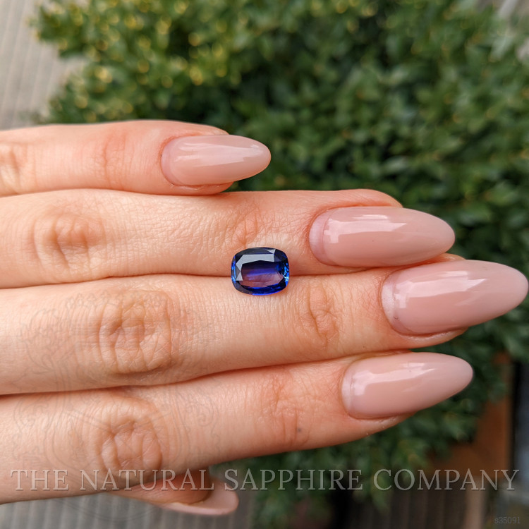 3.38 Ct. Blue Sapphire from Ceylon (Sri Lanka)
