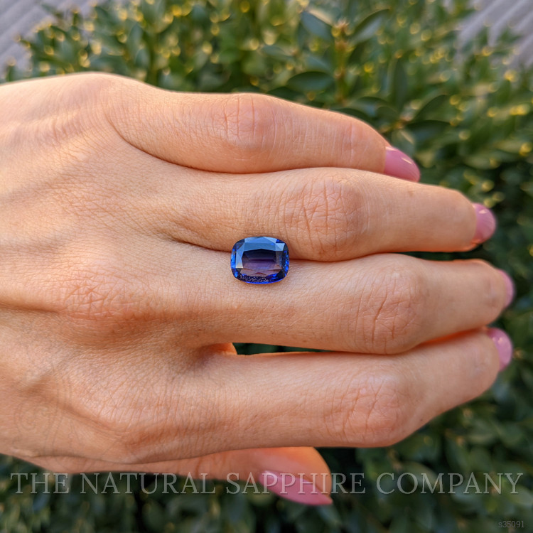 3.38 Ct. Blue Sapphire from Ceylon (Sri Lanka)
