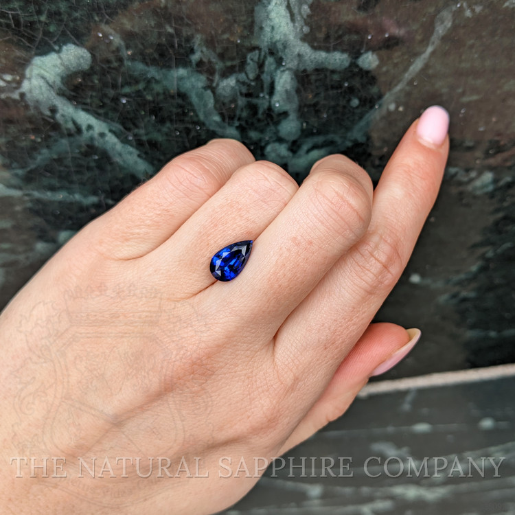 3.29 Ct. Blue Sapphire from Ceylon (Sri Lanka)