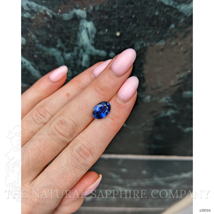 3.59 Ct. Blue Sapphire from Ceylon (Sri Lanka)