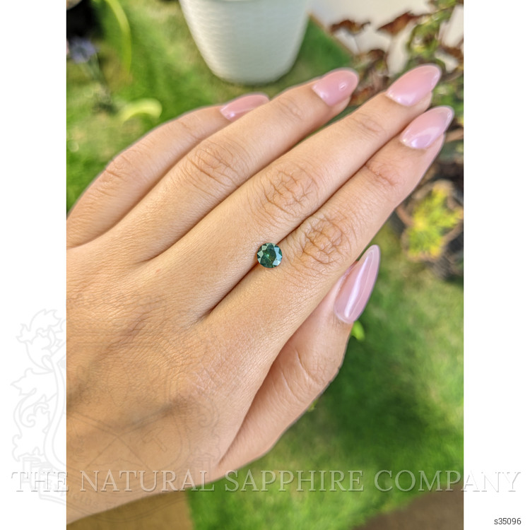 0.79 Ct. Bluish Green Sapphire from Madagascar