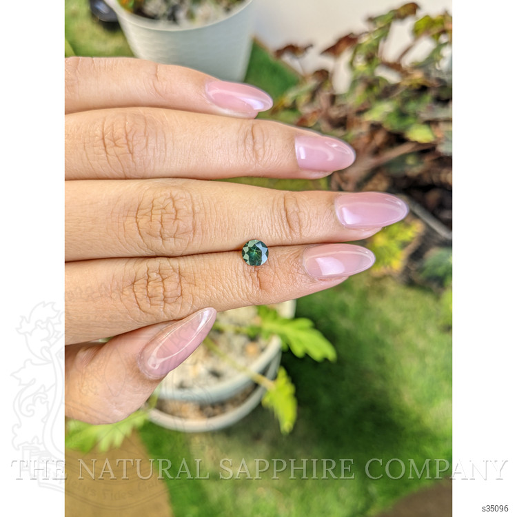 0.79 Ct. Bluish Green Sapphire from Madagascar