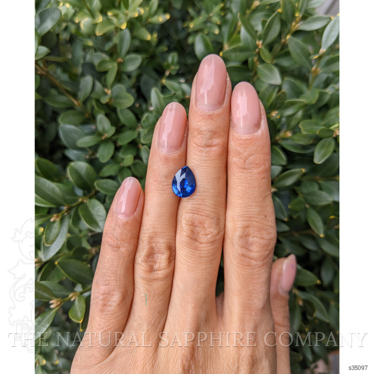 3.05 Ct. Blue Sapphire from Ceylon (Sri Lanka)