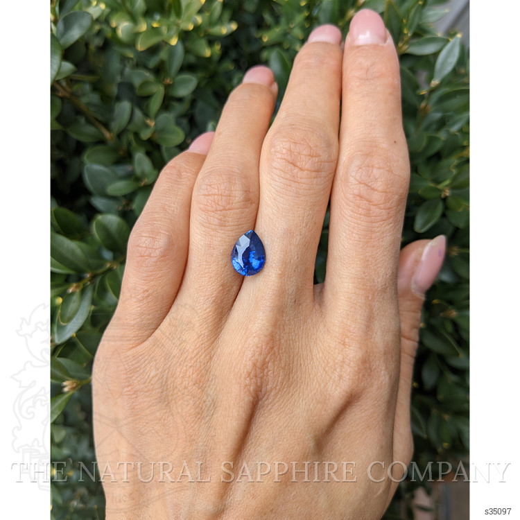 3.05 Ct. Blue Sapphire from Ceylon (Sri Lanka)
