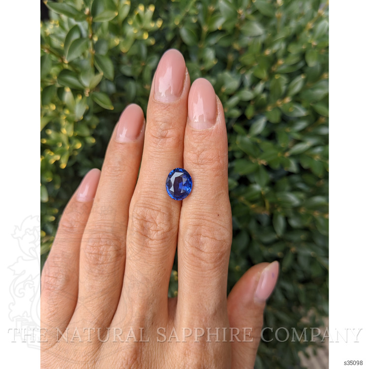 3.86 Ct. Blue Sapphire from Ceylon (Sri Lanka)