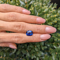 3.36 Ct. Blue Sapphire from Ceylon (Sri Lanka) Life Style