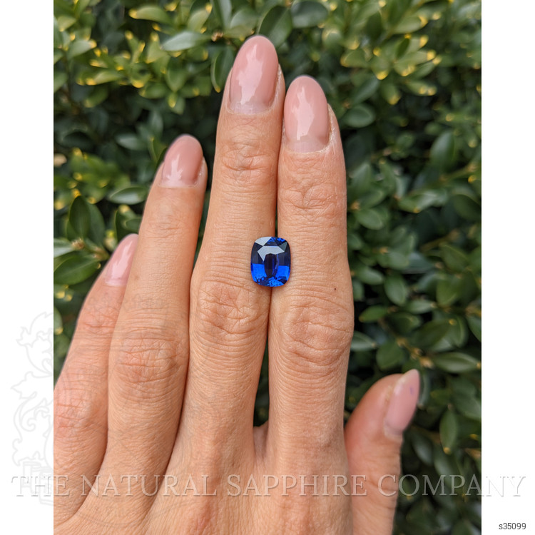 3.36 Ct. Blue Sapphire from Ceylon (Sri Lanka)